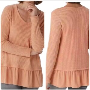 Koolaburra by Ugg Cozy Peach Knit Sweater